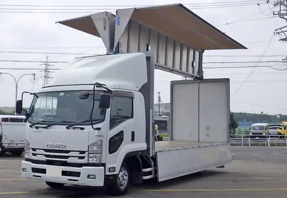 いすゞ フォワード 中型/増トン ウイング ベッド 2RG-FRR90S2の中古トラック画像1