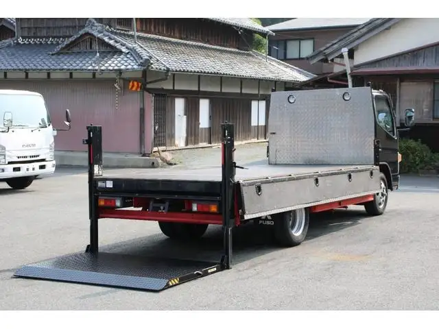 三菱 キャンター 小型 平ボディ パワーゲート 床鉄板の中古トラック画像4