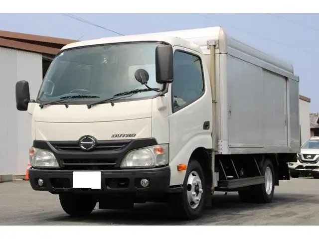 日野 デュトロ 小型 アルミバン ボトルカー サイドドアの中古トラック画像1
