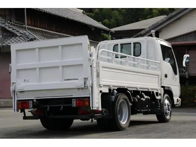 いすゞ エルフ 小型 平ボディ パワーゲート 床鉄板の中古トラック画像2