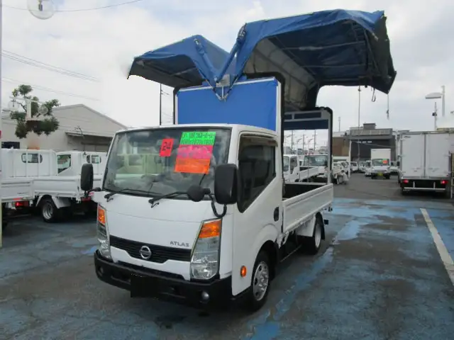 日産 アトラス 小型 ウイング 幌ウイング CBF-SQ2F24の中古トラック画像1