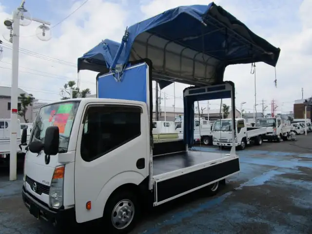 日産 アトラス 小型 ウイング 幌ウイング CBF-SQ2F24の中古トラック画像8
