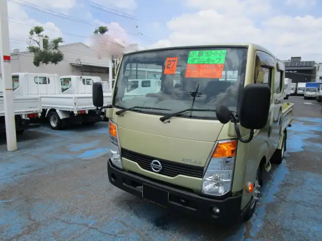 日産 アトラス 小型 平ボディ Wキャブ CBF-SQ2F24の中古トラック画像1