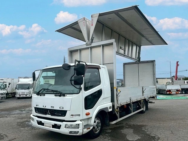 三菱 ファイター 中型/増トン ウイング ベッド PJ-FM62FMZ の中古トラック【車両No.181161】