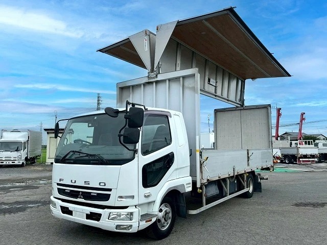 三菱 ファイター 中型/増トン ウイング ベッド PJ-FM62FMZ の中古トラック【車両No.181161】