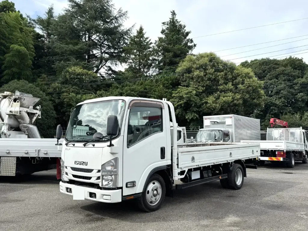 いすゞ エルフ 小型 平ボディ 標準ロング
