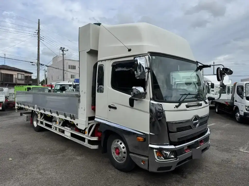 日野 レンジャー 中型/増トン 平ボディ アルミブロック エアサスの中古トラック画像2