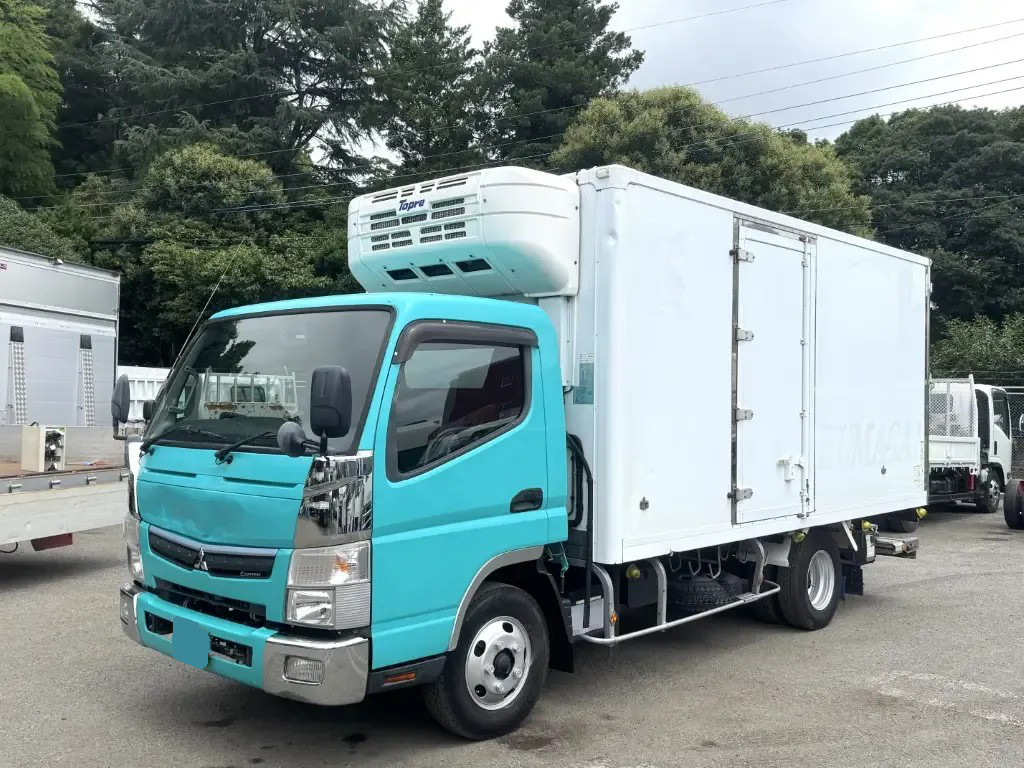 三菱 キャンター 小型 冷凍冷蔵 ワイドロング