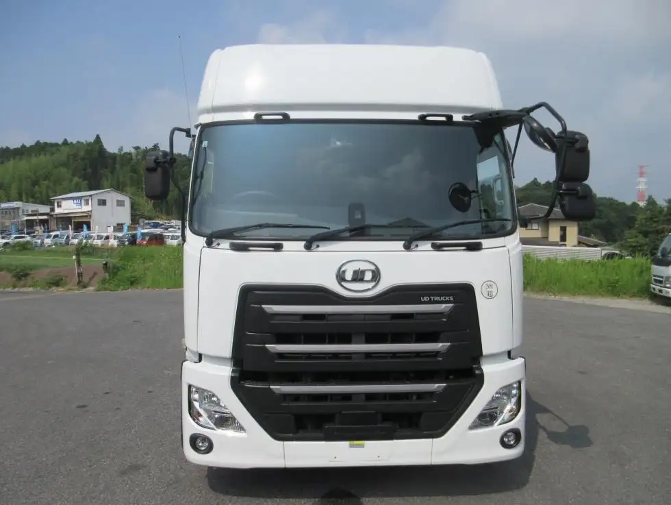 日産UD クオン 大型 平ボディ ハイルーフ アルミブロックの中古トラック画像2