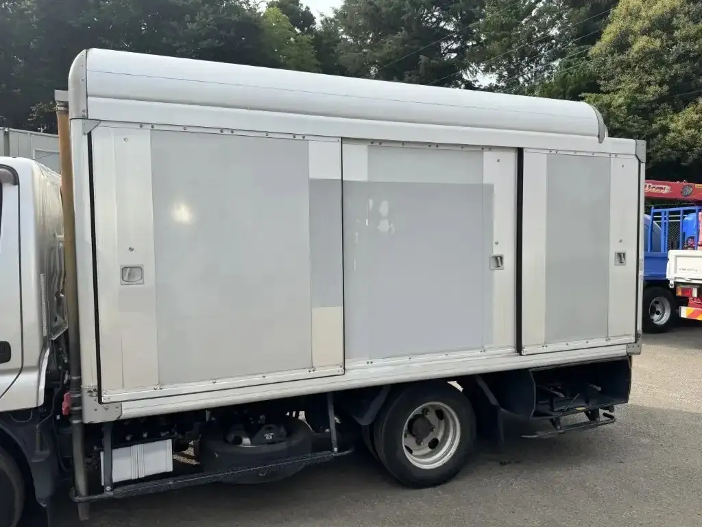 日野 デュトロ 小型 アルミバン ボトルカー サイドドアの中古トラック画像6