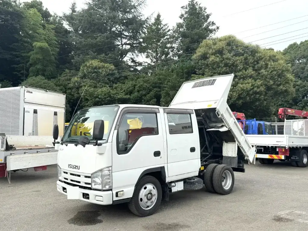 いすゞ エルフ 小型 ダンプ Wキャブ TKG-NJR85ADの中古トラック画像1