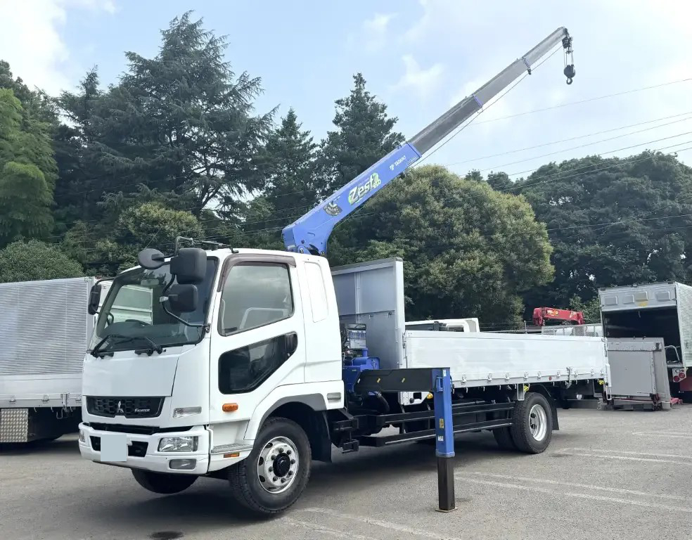 三菱 ファイター 中型/増トン クレーン付 ワイド