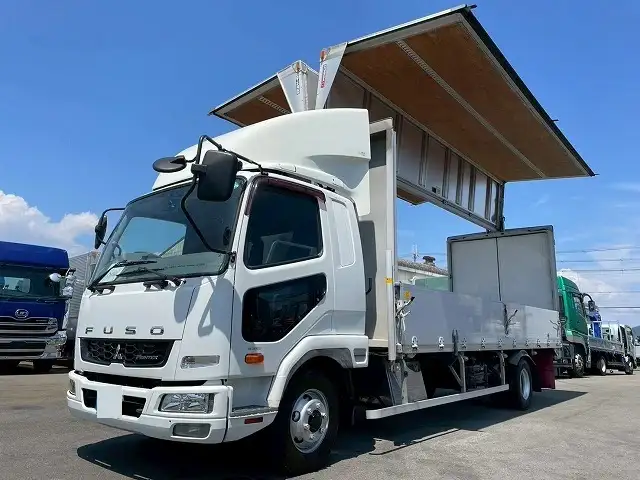 三菱 ファイター 中型/増トン ウイング ベッド TKG-FK61Fの中古トラック画像5