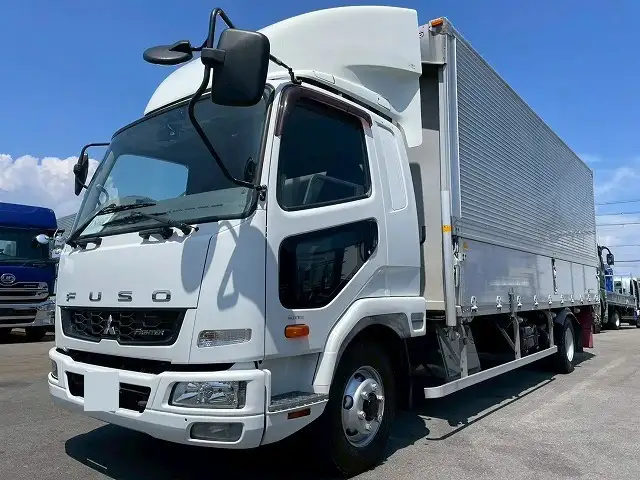 三菱 ファイター 中型/増トン ウイング ベッド TKG-FK61Fの中古トラック画像1