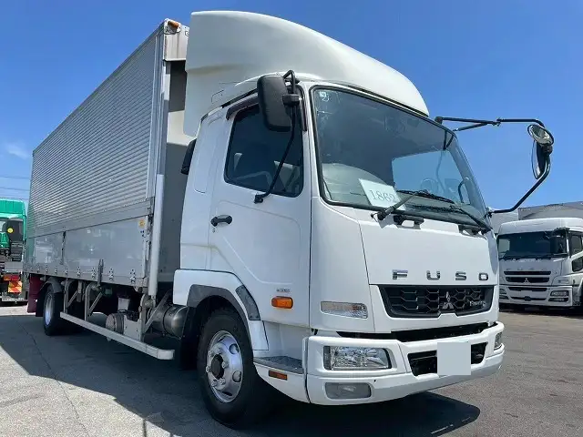 三菱 ファイター 中型/増トン ウイング ベッド TKG-FK61Fの中古トラック画像2