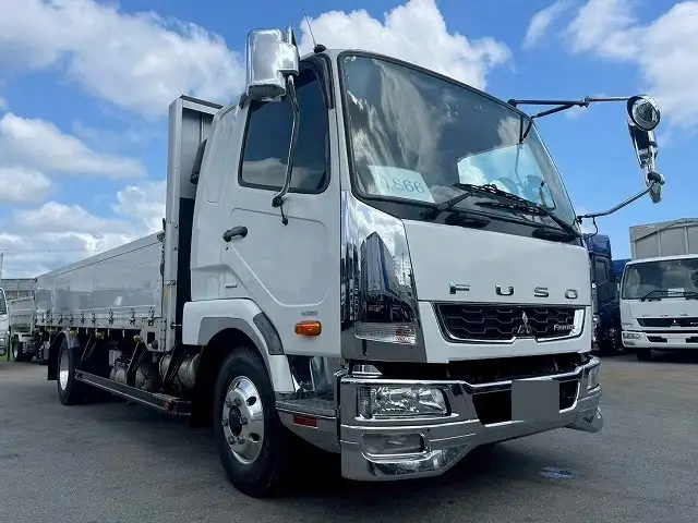 三菱 ファイター 中型/増トン 平ボディ アルミブロック エアサスの中古トラック画像2