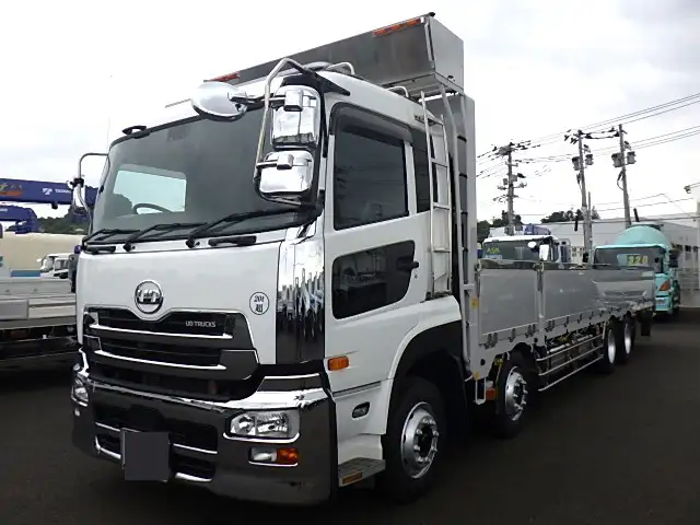 日産UD クオン 大型 平ボディ アルミブロック エアサスの中古トラック画像1