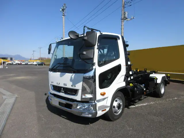三菱 ファイター 中型/増トン アームロール ツインホイスト 2KG-FK72Fの中古トラック画像1