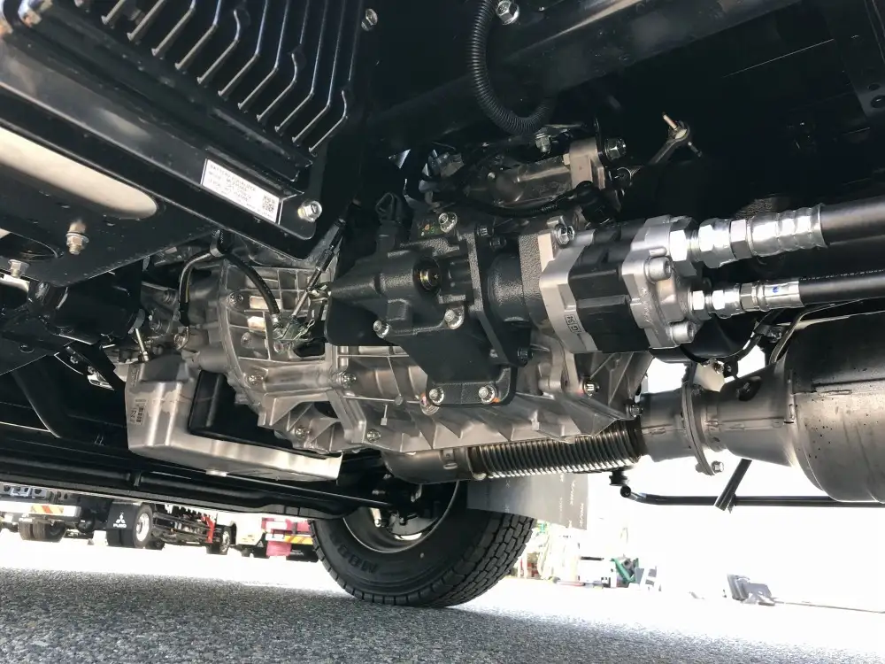 三菱 キャンター 小型 車両重機運搬 ラジコン ウインチの中古トラック画像16