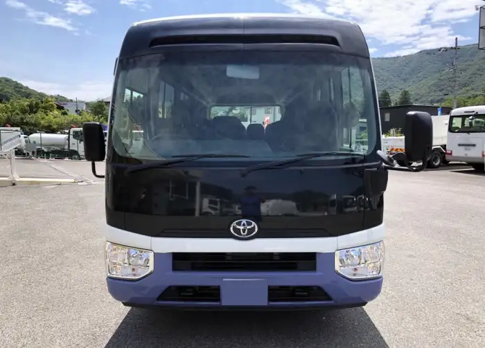 トヨタ コースター 小型 バス マイクロバス SKG-XZB70の中古トラック画像2