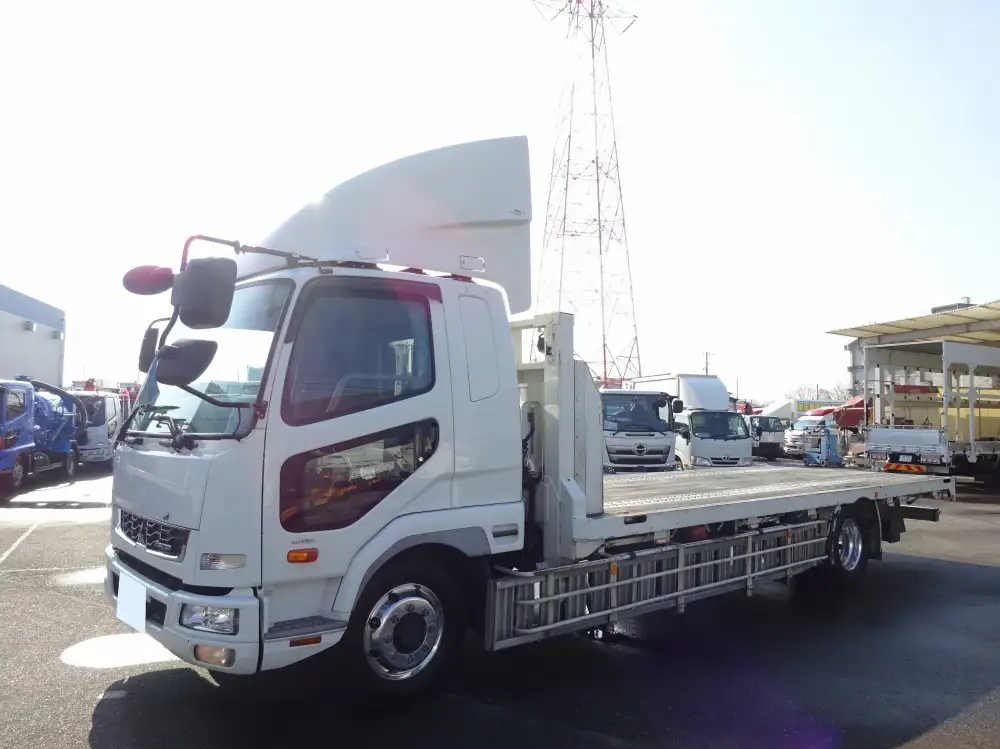 三菱 ファイター 中型/増トン 車両重機運搬 ラジコン ウインチの中古トラック画像1