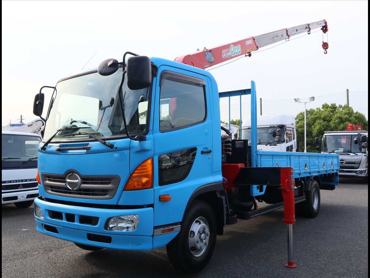 日野 レンジャー 中型/増トン クレーン付 4段 ラジコン の中古トラック【車両No.122265】