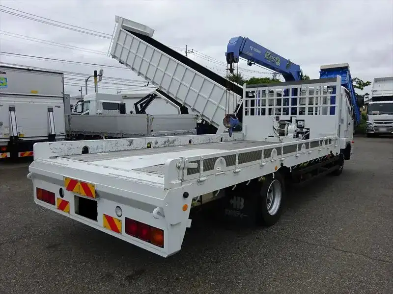 三菱 ファイター 中型/増トン 車両重機運搬 3段クレーン ラジコンの中古トラック画像2