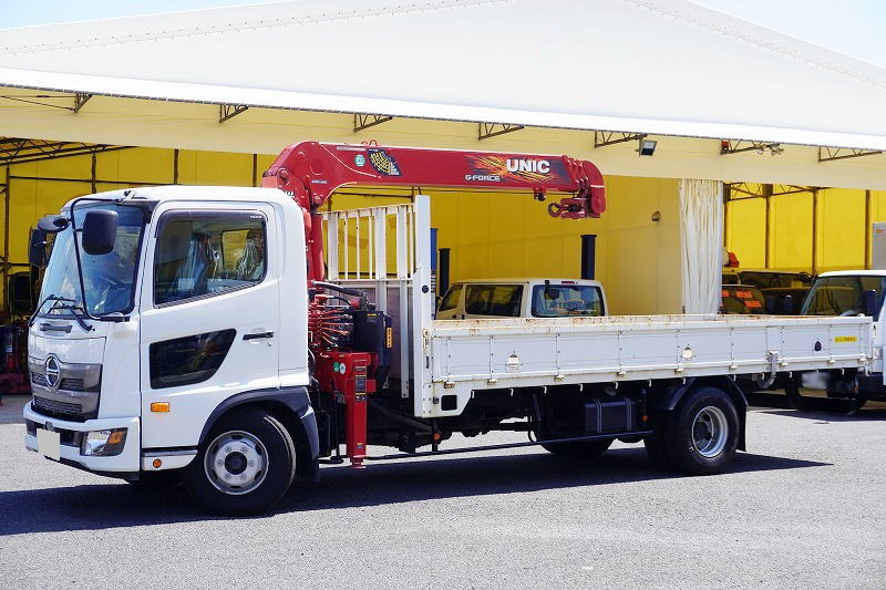 日野 レンジャー 中型/増トン クレーン付 4段 ラジコン の中古トラック【車両No.113032】