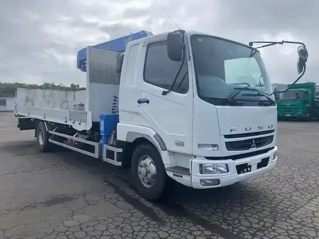 三菱 ファイター 中型/増トン 車両重機運搬 3段クレーン ラジコンの中古トラック画像2