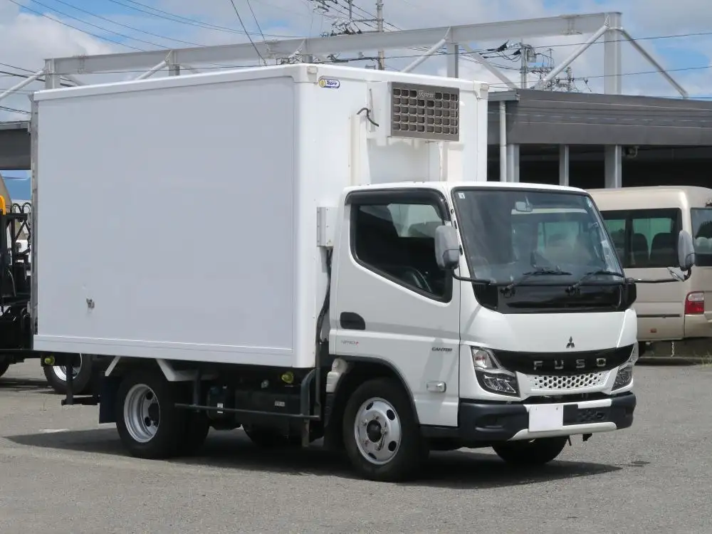三菱 キャンター 小型 冷凍冷蔵 低温 キーストンの中古トラック画像2
