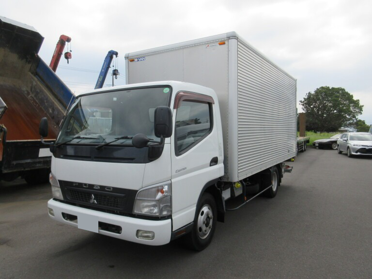 三菱 キャンター 小型 アルミバン パワーゲート 3枚観音 の中古トラック【車両No.125043】