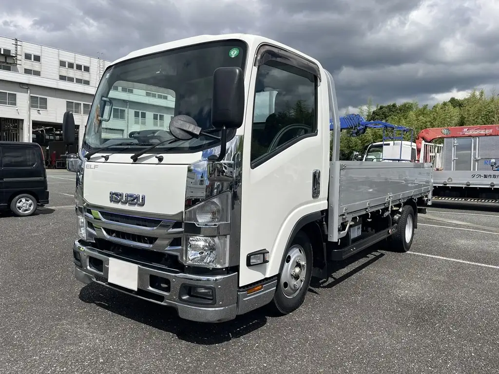 いすゞ エルフ 小型 平ボディ 2RG-NLR88AR H31/R1の中古トラック画像1