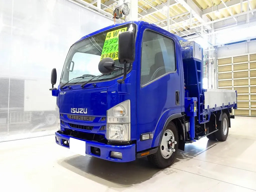 いすゞ エルフ 小型 クレーン付 4段 ラジコン の中古トラック【車両No.175916】