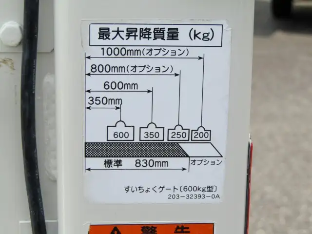 日野 デュトロ 小型 平ボディ パワーゲート 2RG-XZU605Mの中古トラック画像10