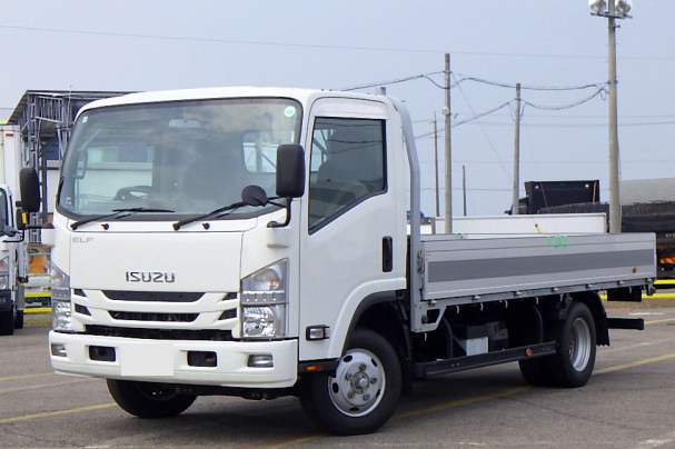 いすゞ エルフ 小型 平ボディ パワーゲート 床鉄板 の中古トラック【車両No.162316】