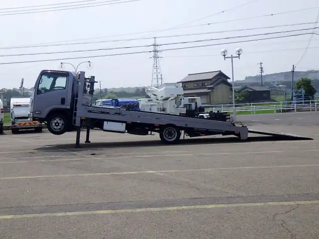 いすゞ エルフ 小型 車両重機運搬 ラジコン ウインチの中古トラック画像4