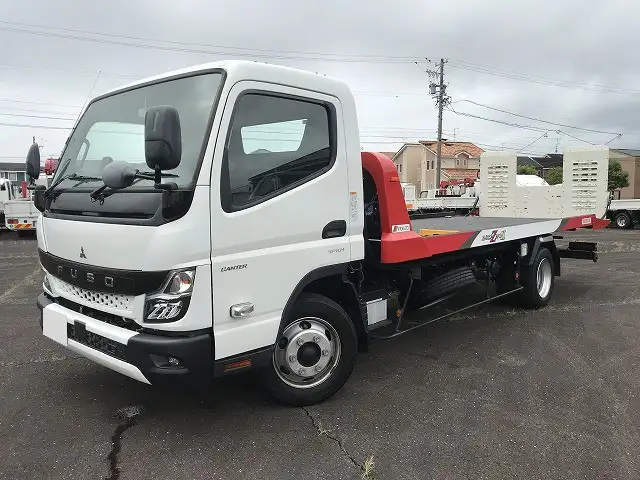 三菱 キャンター 小型 車両重機運搬 ラジコン ウインチの中古トラック画像1