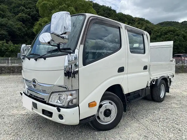 日野 デュトロ 小型 平ボディ Wキャブ パワーゲートの中古トラック画像1