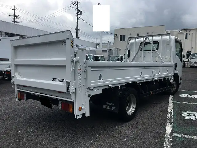 いすゞ エルフ 小型 平ボディ パワーゲート BKG-NLR85ARの中古トラック画像3