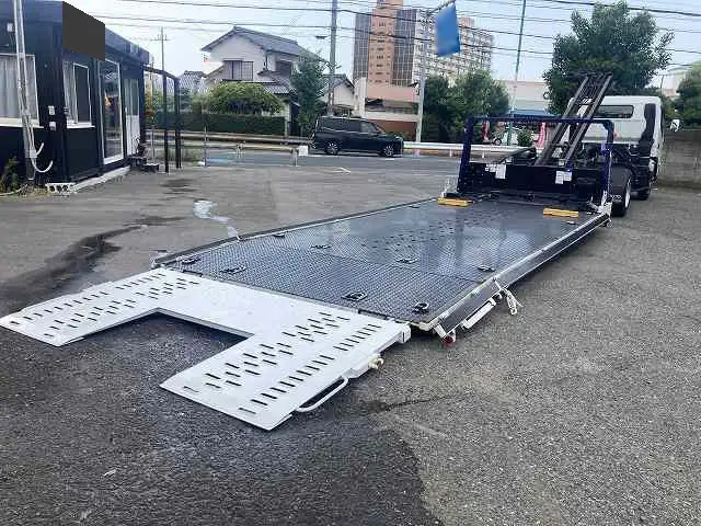三菱 キャンター 小型 車両重機運搬 ラジコン ウインチの中古トラック画像6