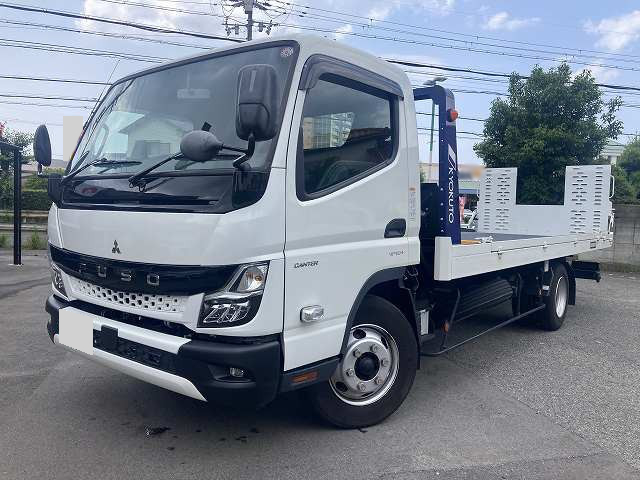 三菱 キャンター 小型 車両重機運搬 ウインチ エアサス の中古トラック【車両No.124000】