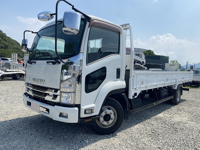 いすゞ フォワード 中型/増トン 平ボディ アルミブロック ベッド の中古トラック【車両No.130351】