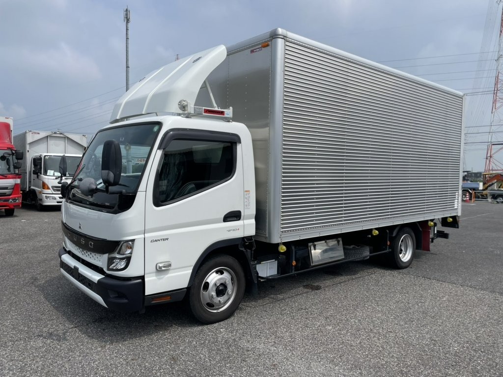三菱 キャンター 小型 アルミバン パワーゲート サイドドア の中古トラック【車両No.175712】