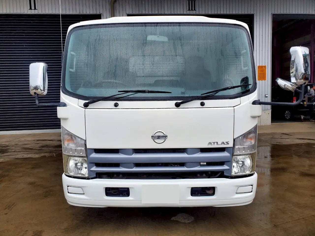 日産 アトラス 小型 平ボディ アルミブロック BKG-ANR85ARの中古トラック画像2