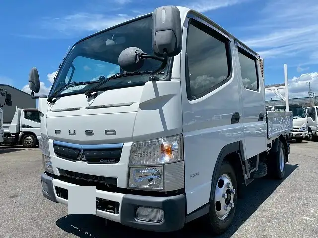 三菱 キャンター 小型 平ボディ Wキャブ TPG-FBA20の中古トラック画像1