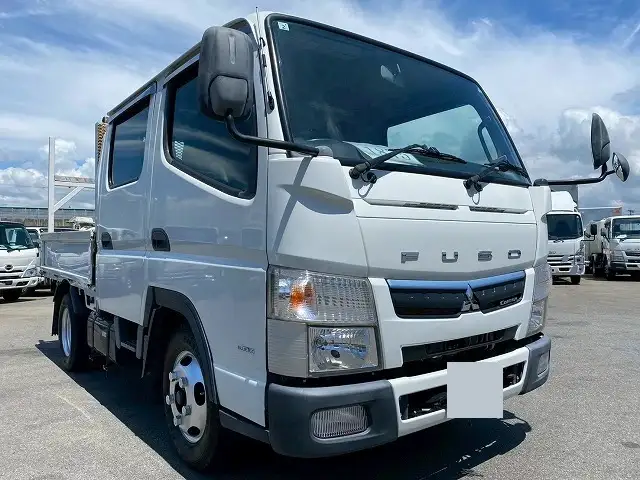 三菱 キャンター 小型 平ボディ Wキャブ TPG-FBA20の中古トラック画像2