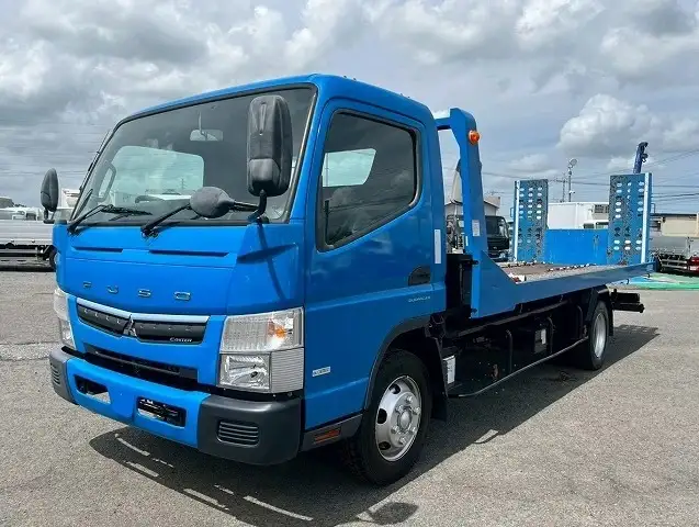 三菱 キャンター 小型 車両重機運搬 ラジコン ウインチの中古トラック画像1