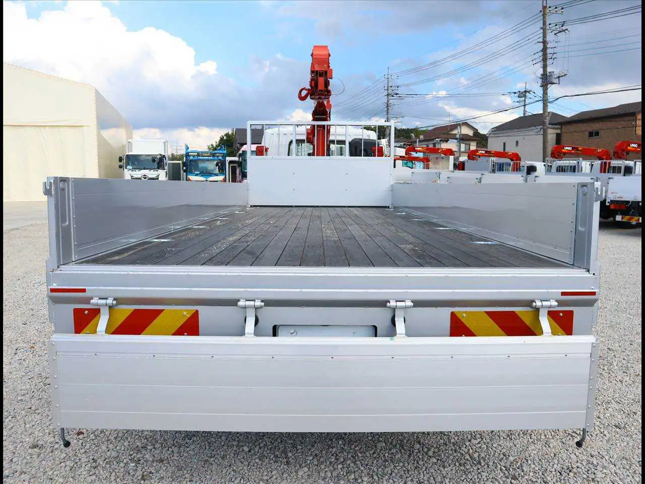 三菱 ファイター 中型/増トン 車両重機運搬 4段クレーン ラジコンの中古トラック画像6