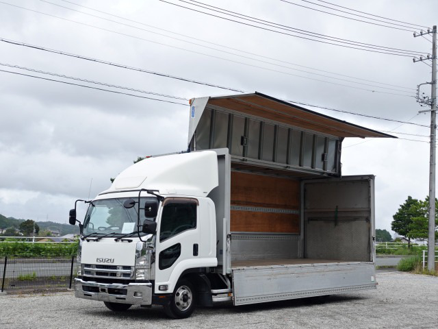 いすゞ フォワード 中型/増トン ウイング エアサス ベッド の中古トラック【車両No.174862】