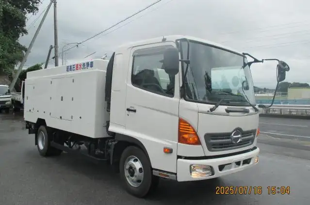 日野 レンジャー 中型/増トン タンク車 高圧洗浄車 PB-FD7JGFAの中古トラック画像2